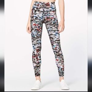 Lululemon Wunder Under legging Culture Clash Multi Black size 4